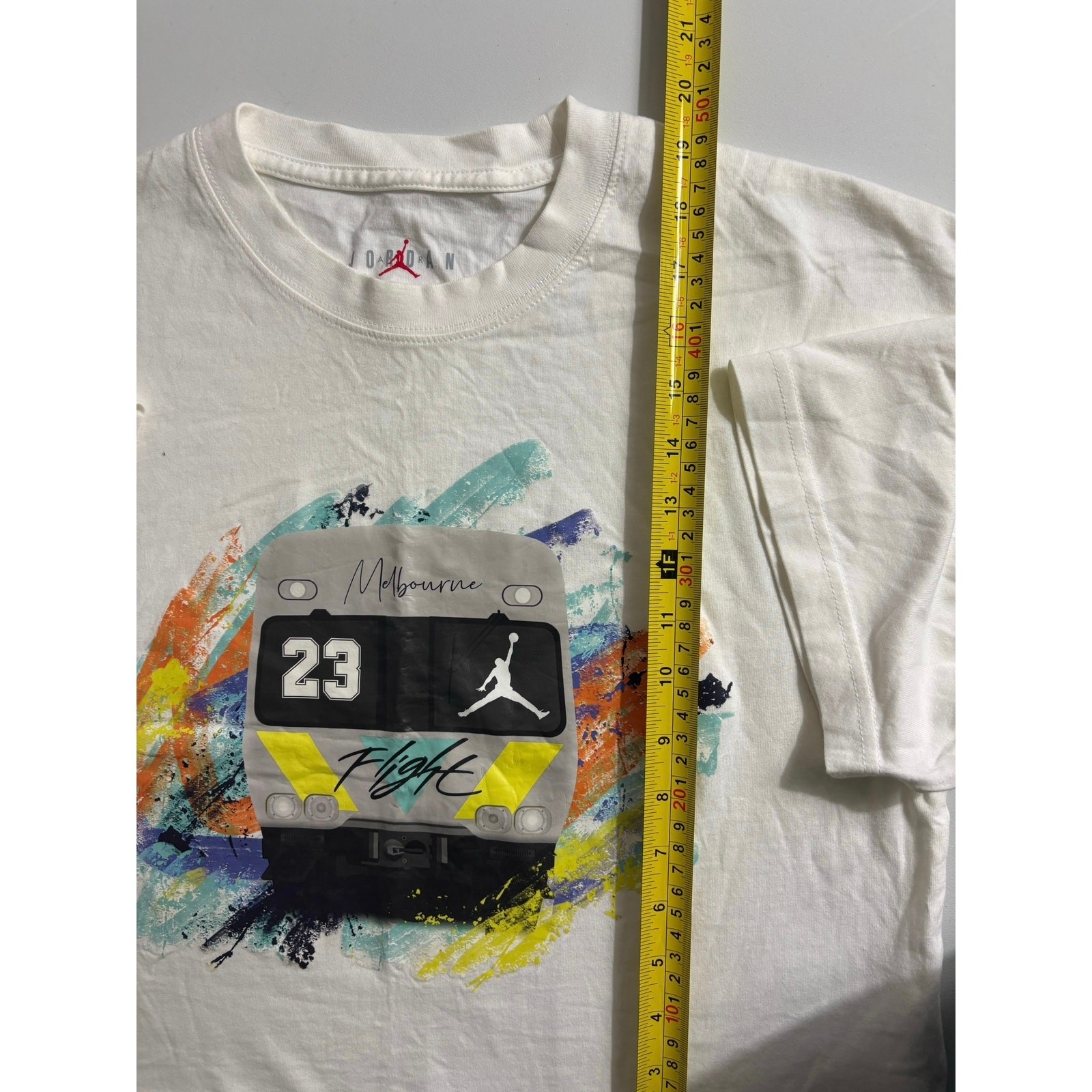 Air Jordan Flight Loose Fit Melbourne Graphic Tee Crop Sporty 90s nike lad bloke