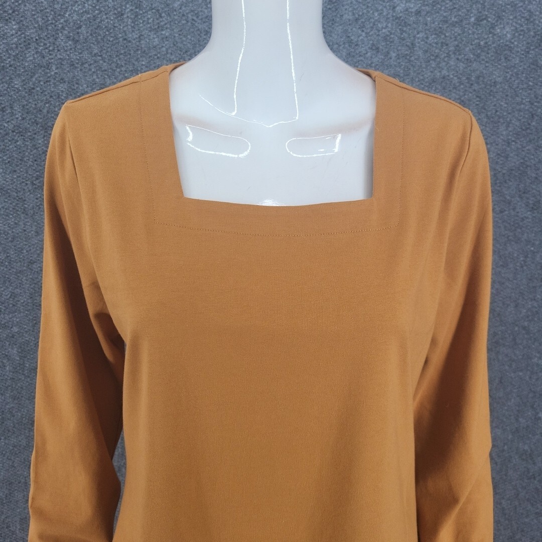 Denim Co Dressy Perfect Jersey Trendy Top Medium Sz Butterscotch Tee Shirt