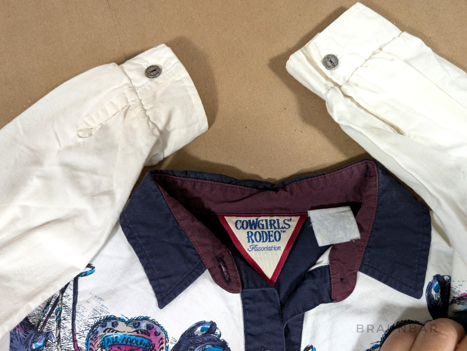 Vintage Cowgirls Rodeo Association Western Shirt-Retro Roper Style Women´s