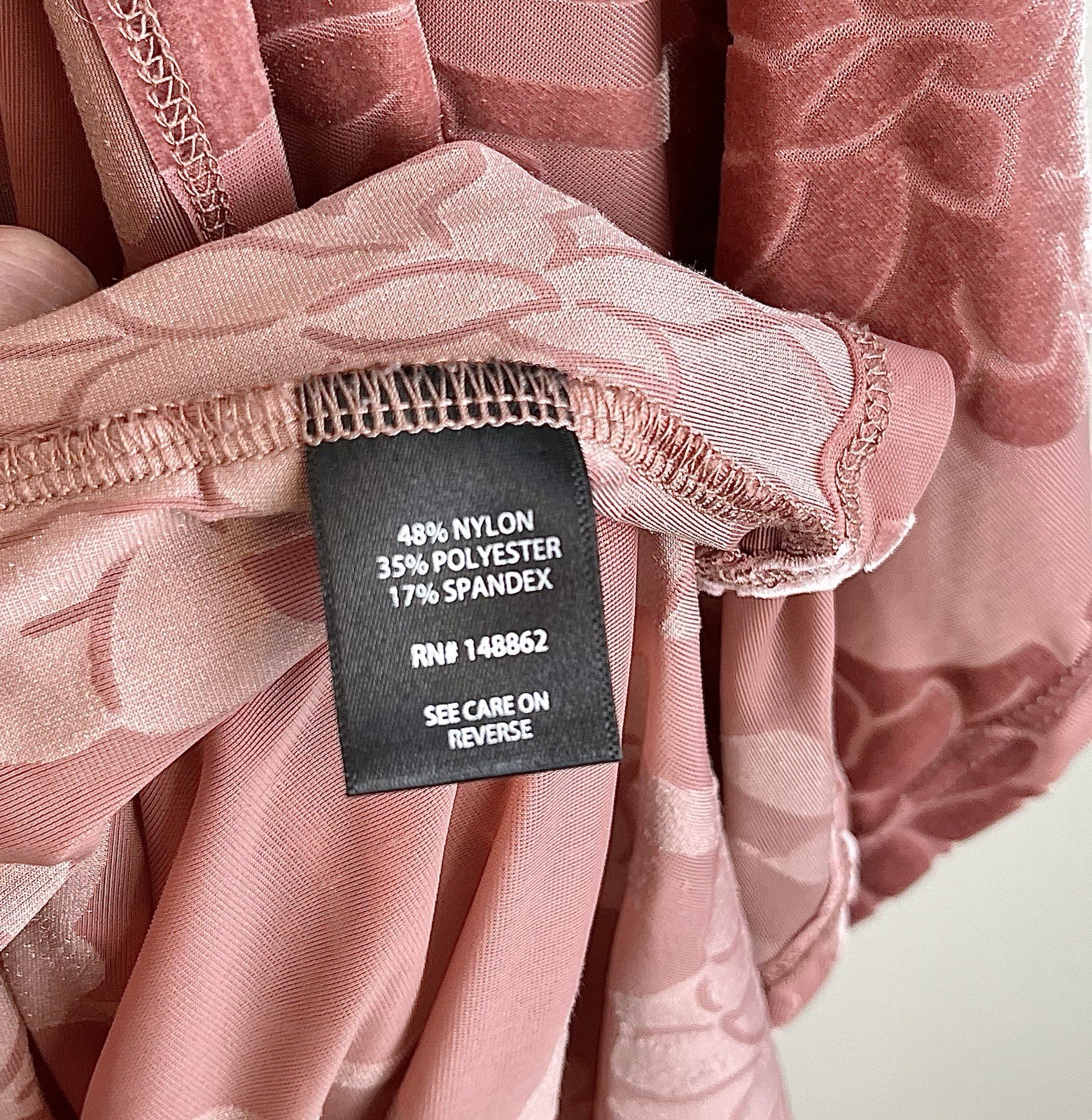 Torrid Lightweight Velvet Burnout Kimono Cardigan Pink Sz 0/00 (M/L) Made In USA