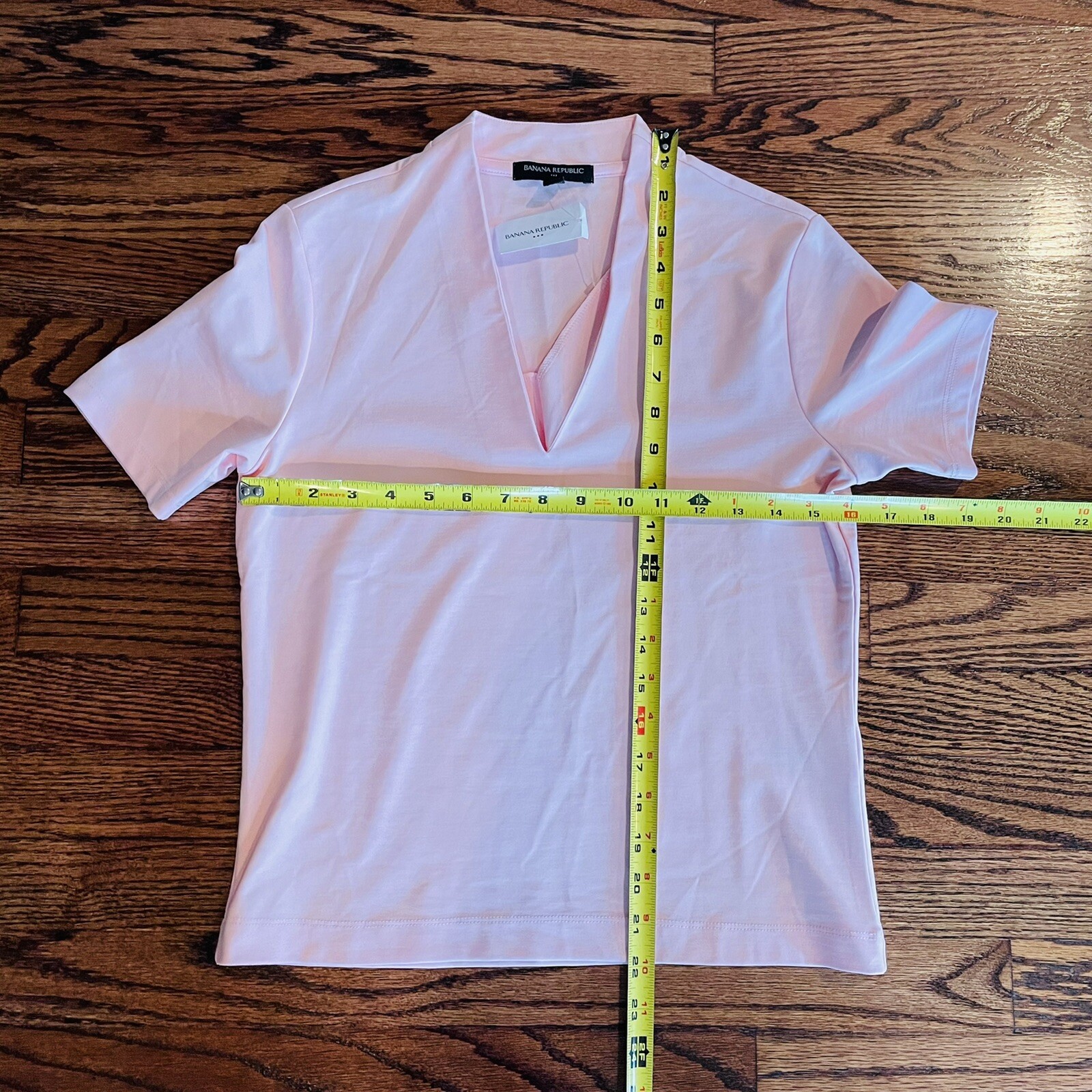 Banana Republic Women’s Short Sleeve Light Pink Color Top SMALL RN#54023 NWT