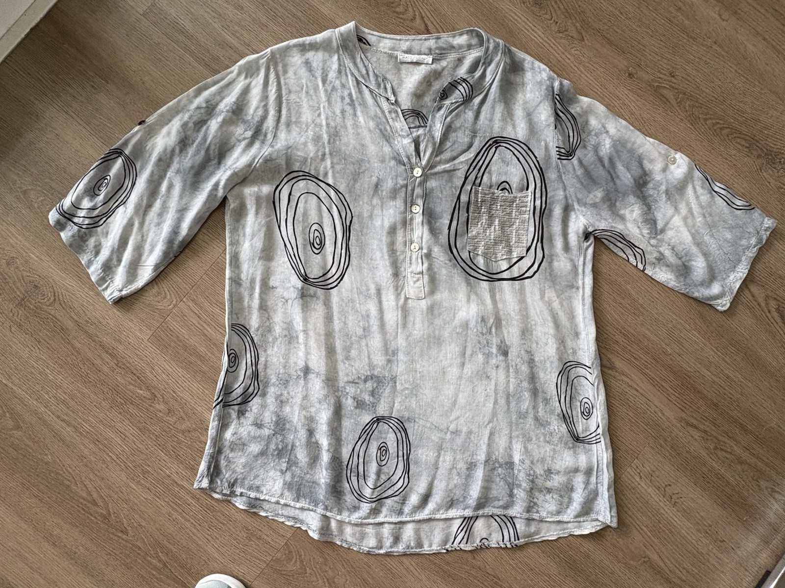 Made In Italy 100% Viscosa Women’s Blouse Size M