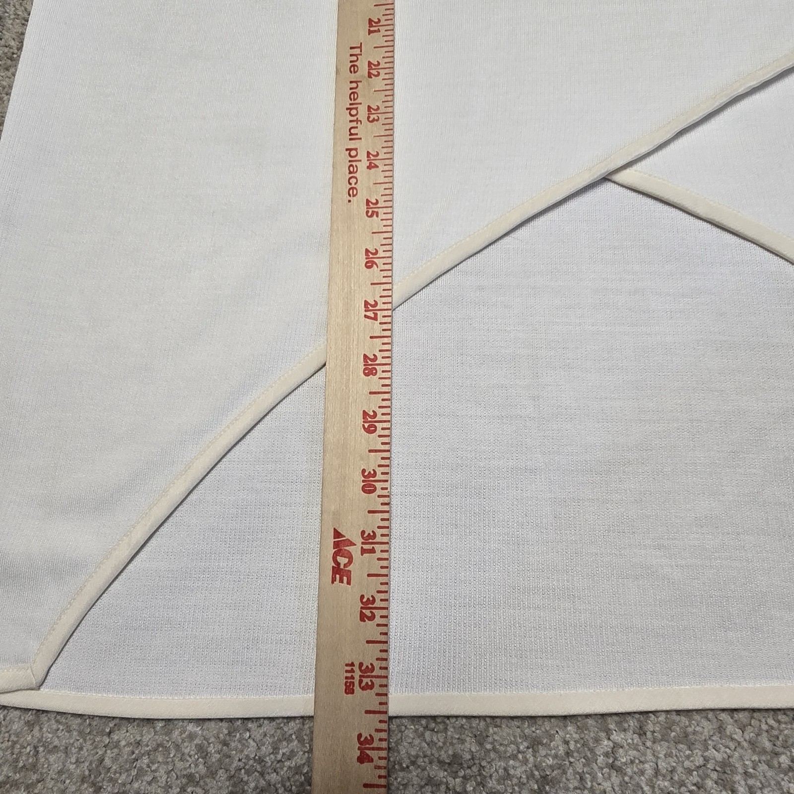 St. John White Bianco Tunic Top Medium M 100% Viscose Asymmetrical Hem New