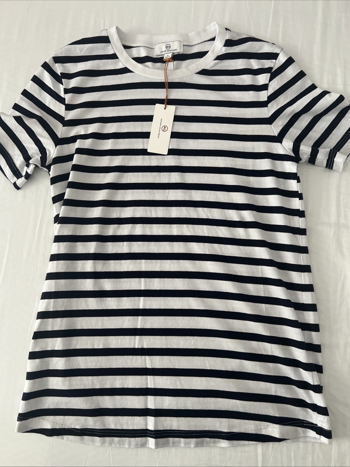 AG Adriano Goldschmied NWT Striped T-shirt Women’s $98 Small