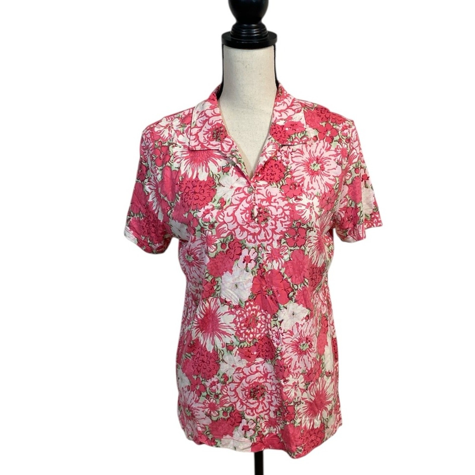 Cutter & Buck Women’s Silk Blend Knit Golf Shirt Medium