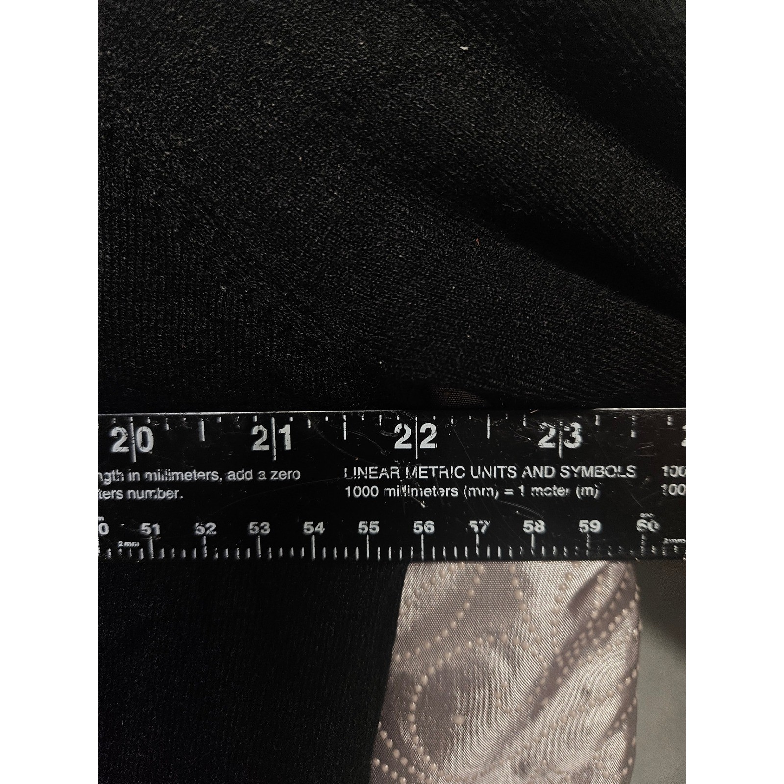 Sioni Milano Womens XL Black Pearl Embellished Peter Pan Collar Knit Top NEW