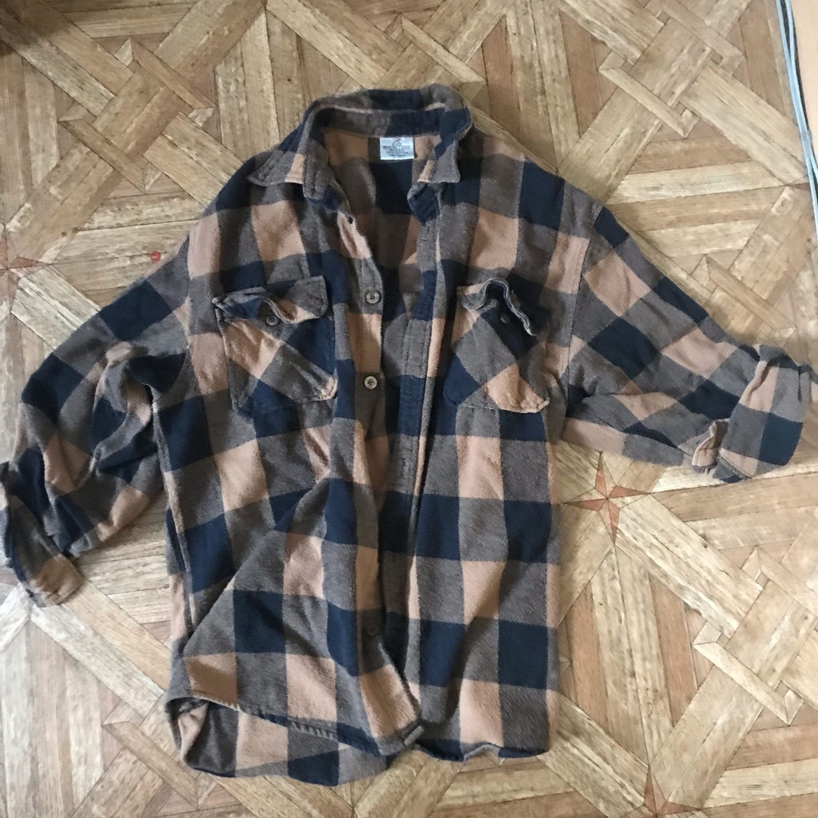 Flannel Shirt Women’s Brown Buffalo Plaid