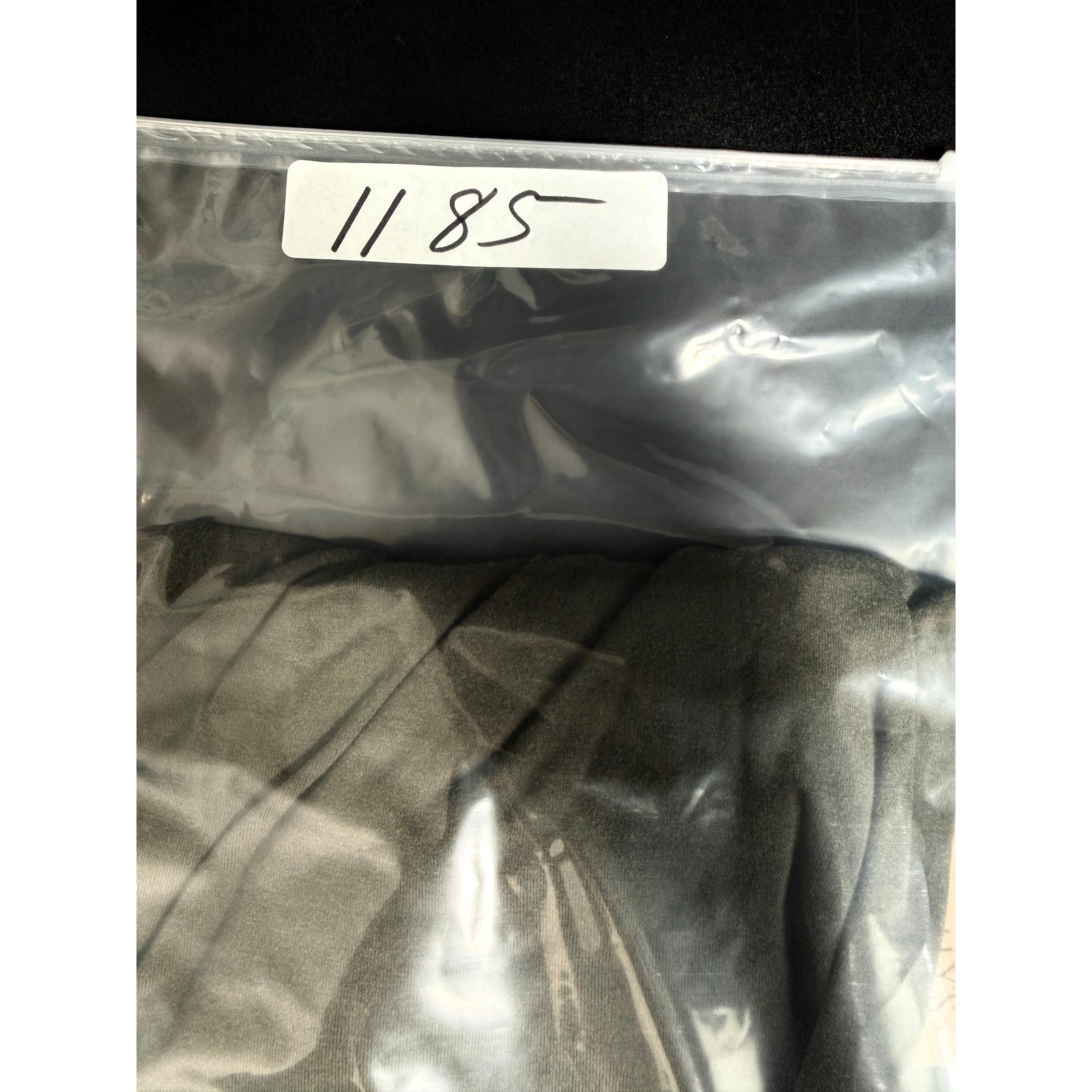 Dear John New Olive Green Y2K Henley Long Fitted Top Sz S Ruffle Cap Sleeve