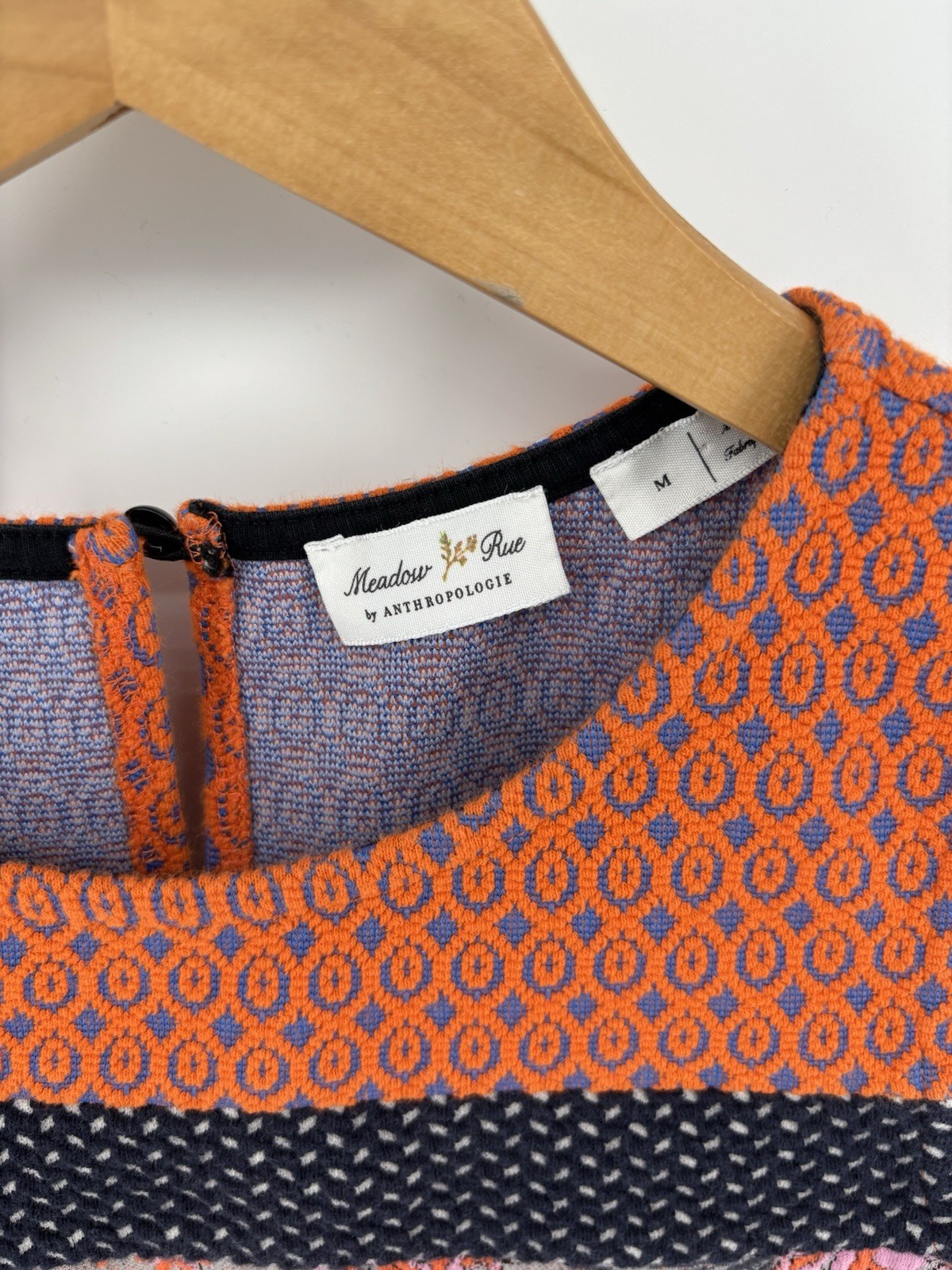 Meadow Rue by Anthropologie Poppy Jacquard Tank Top Grey Orange Sleeveless S