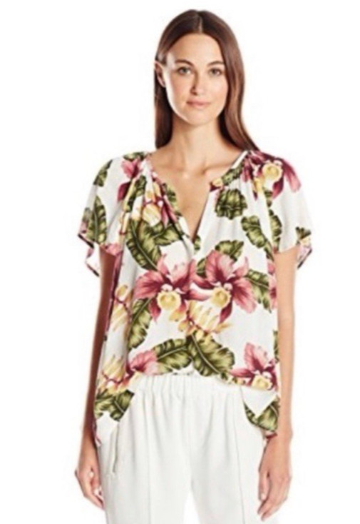 Show Me Your MuMu Avalon Top in Aloha Blooms Cloud Floral-L-Tropical/Boho/Summer