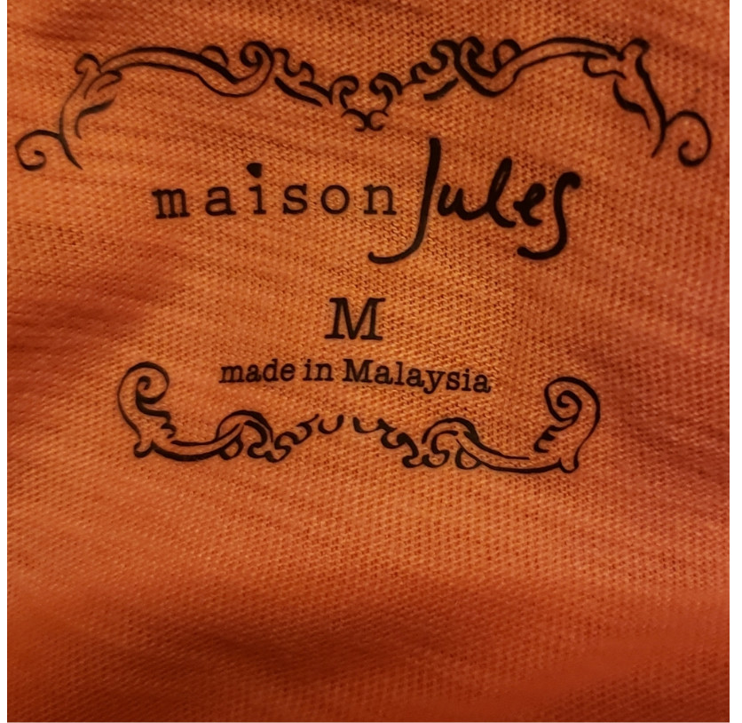 Maison Jules High-Low T-Shirt Women Size Medium