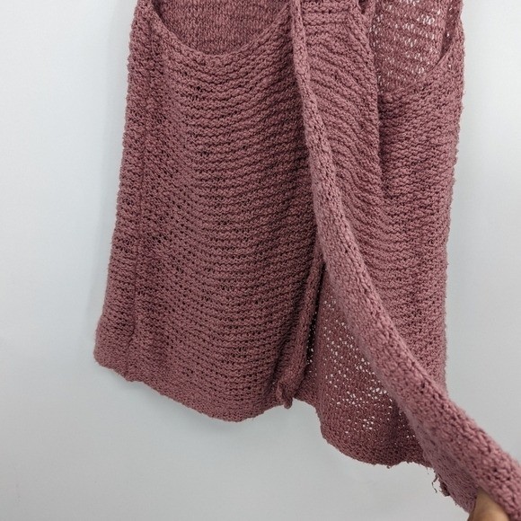 AMERICAN EAGLE Tank Womens Medium Med M Pink Open Back Racerback Sweater