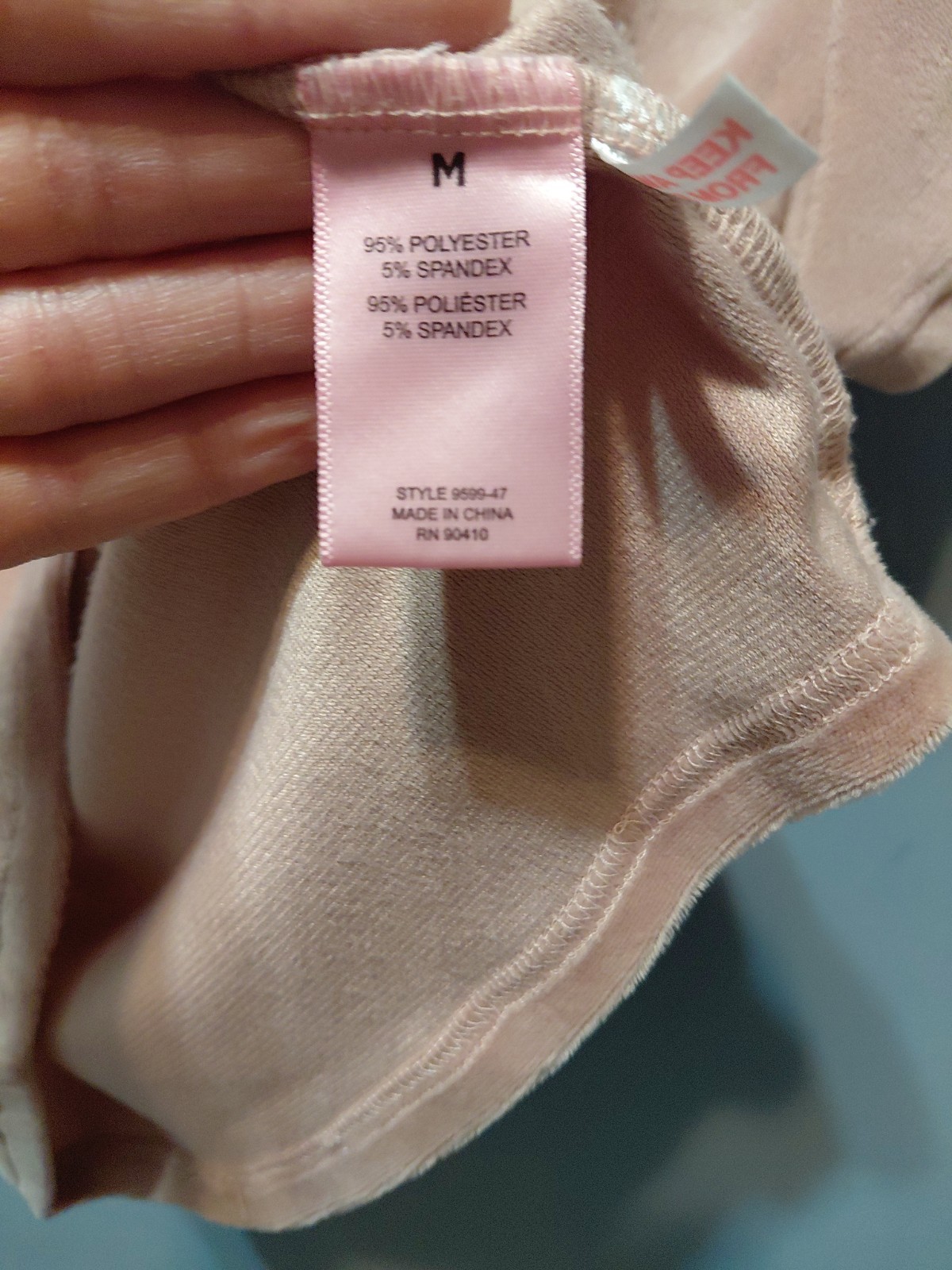 Juicy Couture Pink Velour Rhinestones Logo Sleep Shirt Women’s Size Medium