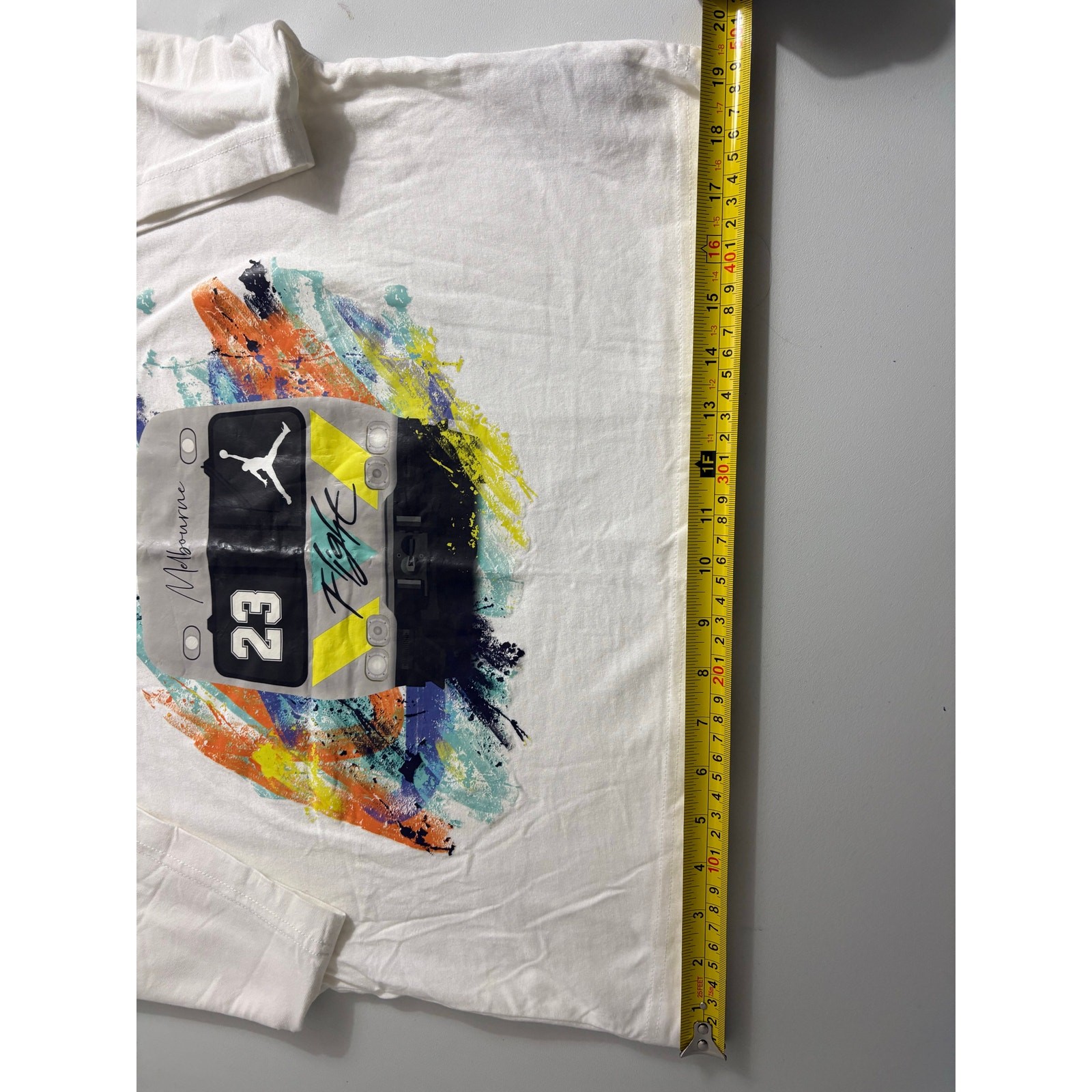 Air Jordan Flight Loose Fit Melbourne Graphic Tee Crop Sporty 90s nike lad bloke