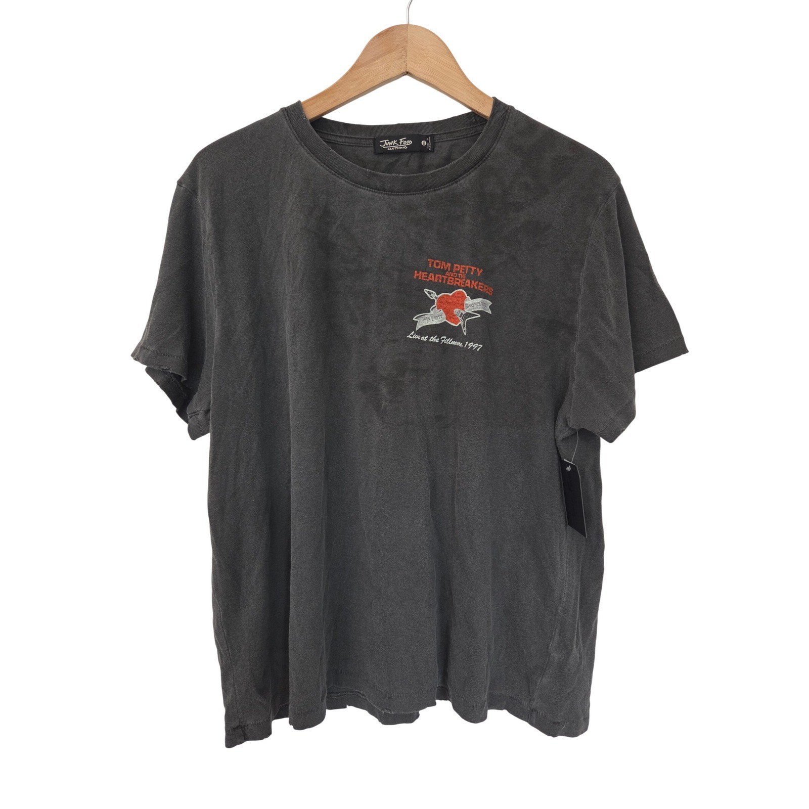 FLAW – Junk Food Tom Petty American Girl Tee Womens XXL Gray NWT $52