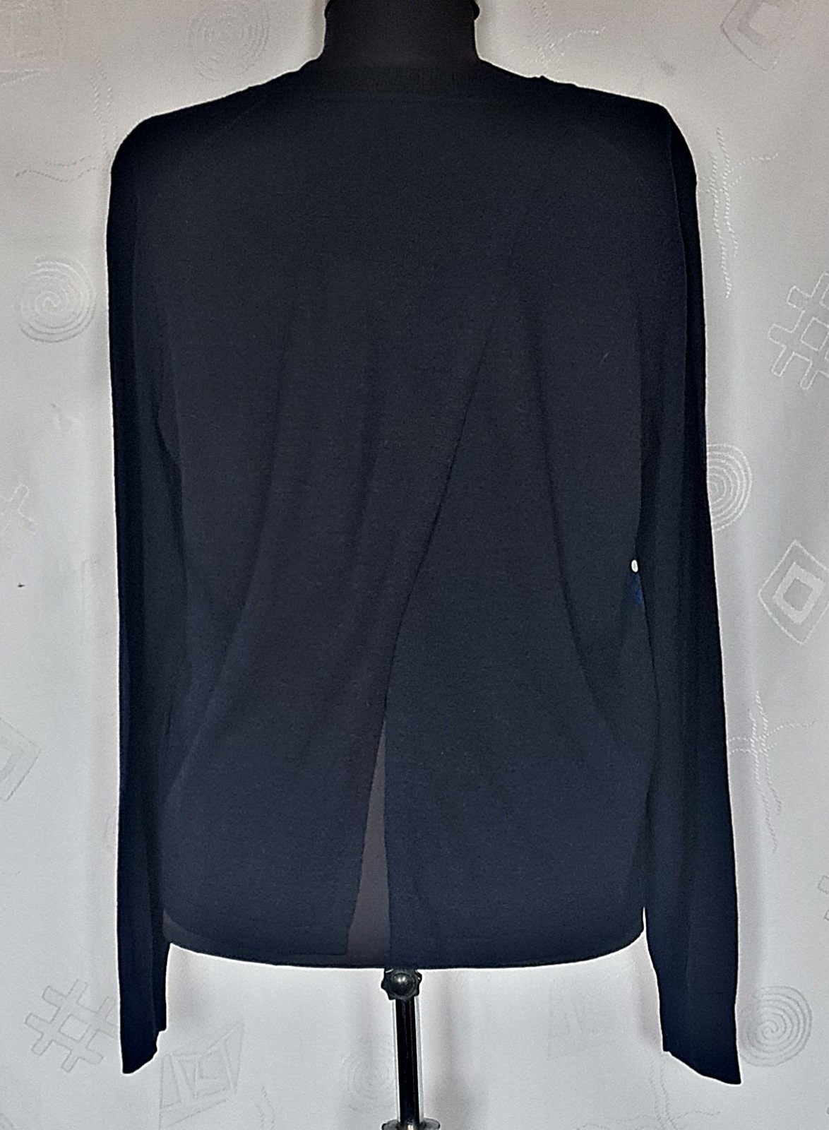 BLOUSE FRANCE AUTHENTIC KENZO PARIS FLORAL ART WOOL SILK WOMENS TOP US 12 EU 40