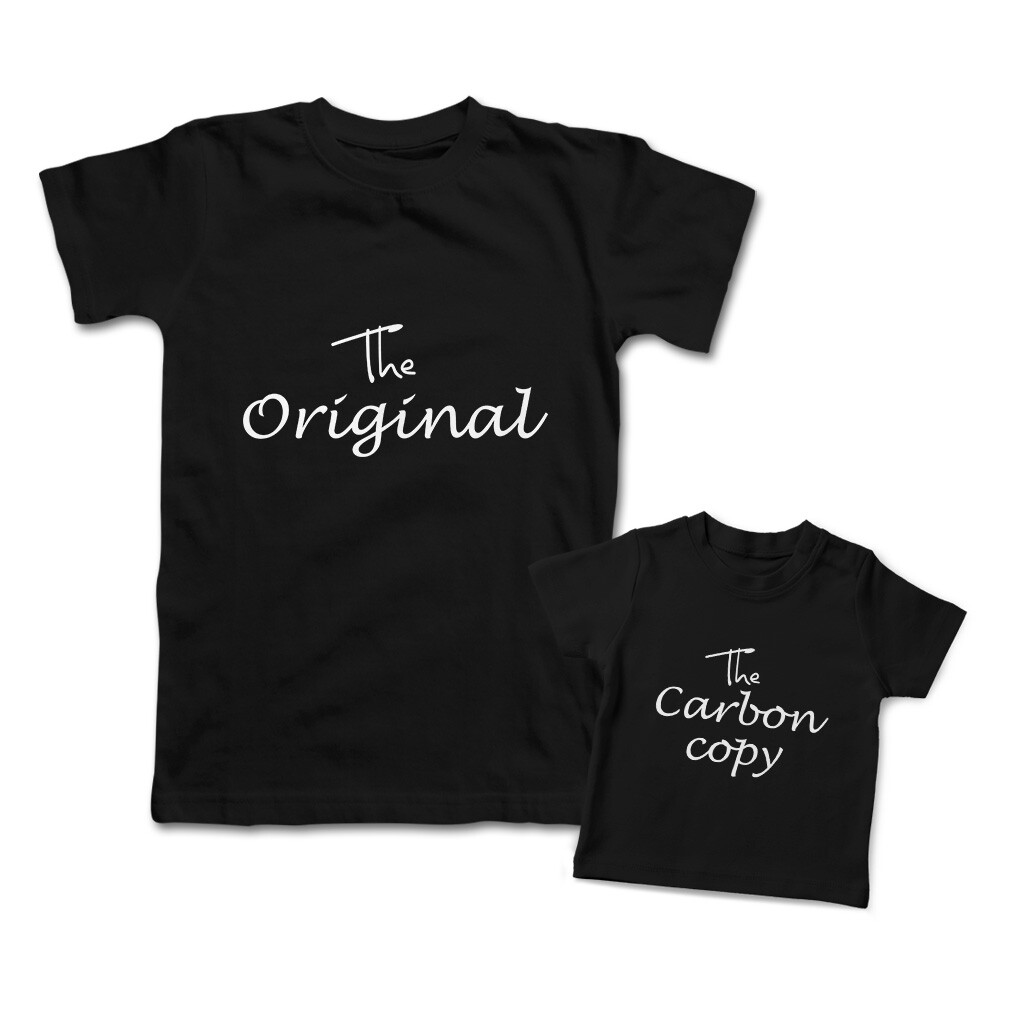 Mommy and Me Outfits The Original The Carbon Copy Mom Kid Cotton Match Clothes