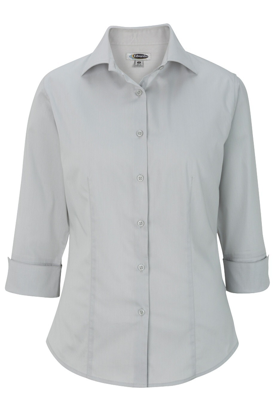 Edwards Style #5033 Woman’s Platinum Tailored Stretch Blouse Size: 2XL