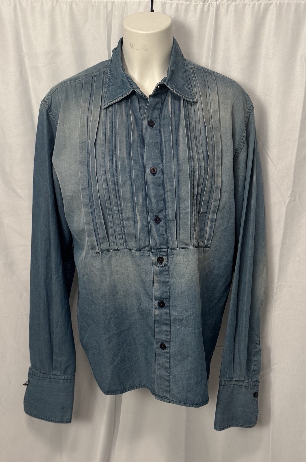 Ermanno Scervino Royal Denim Women’s Size 12 US, 50 IT, Blue Long Sleeve