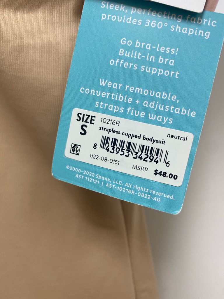 NWT Spanx Size S Tan Ladies Misc. Lingerie