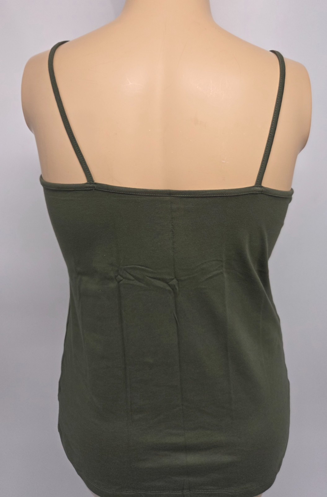 XL 16-18 Womens Scoop Tank Top Time & Tru Cotton Blend Sea Turtle Green