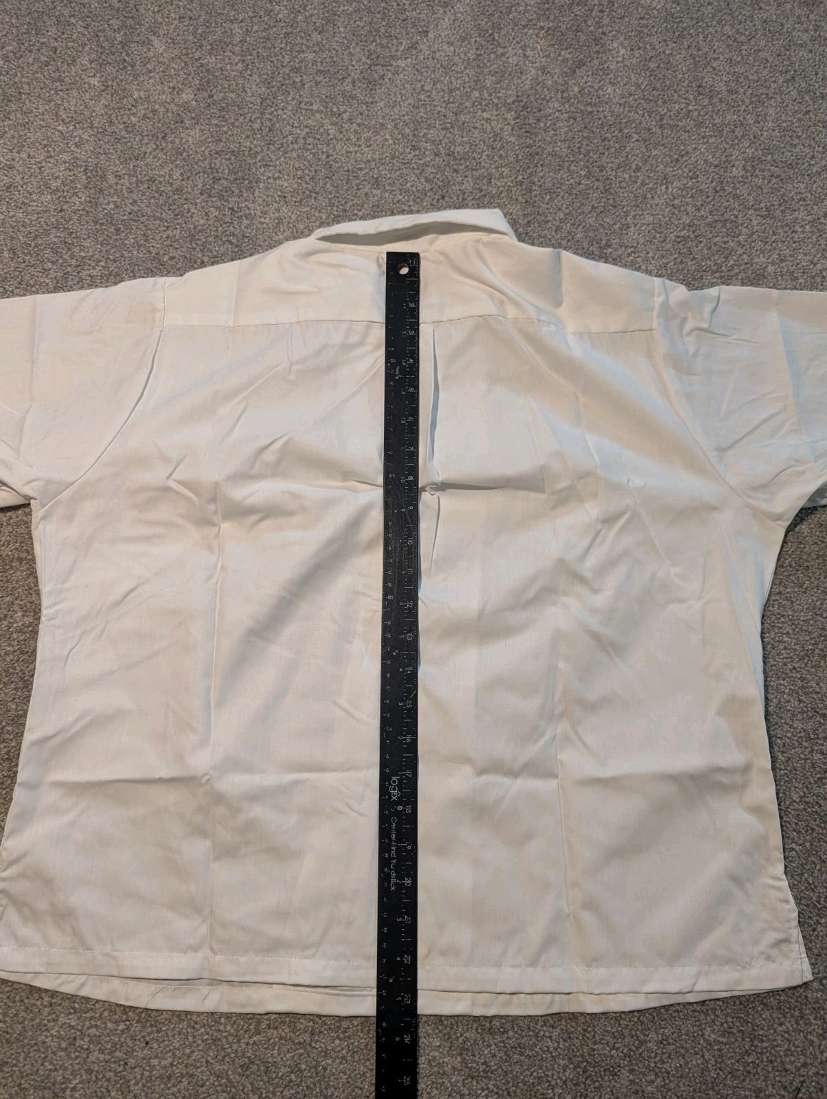 Vintage Glenbrooke Shirt Womens 42 (XXL?) Loop Collar 50s 60s Penn Prest Penneys