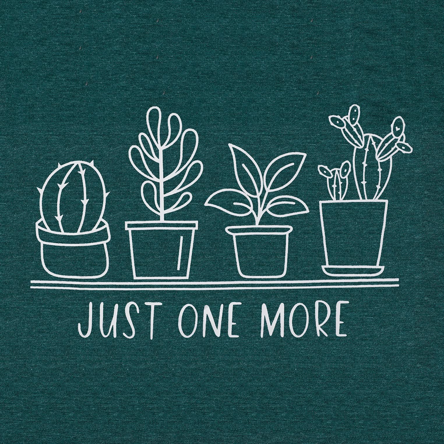 Plant Shirts Women Just One More Plant Causal Short Sleeve Shirt (Green, M)
