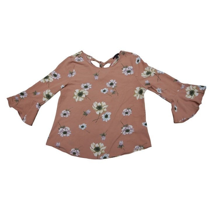 Mine Women’s Top Blouse Size L 3/4 Sleeve FREE SHIPPING