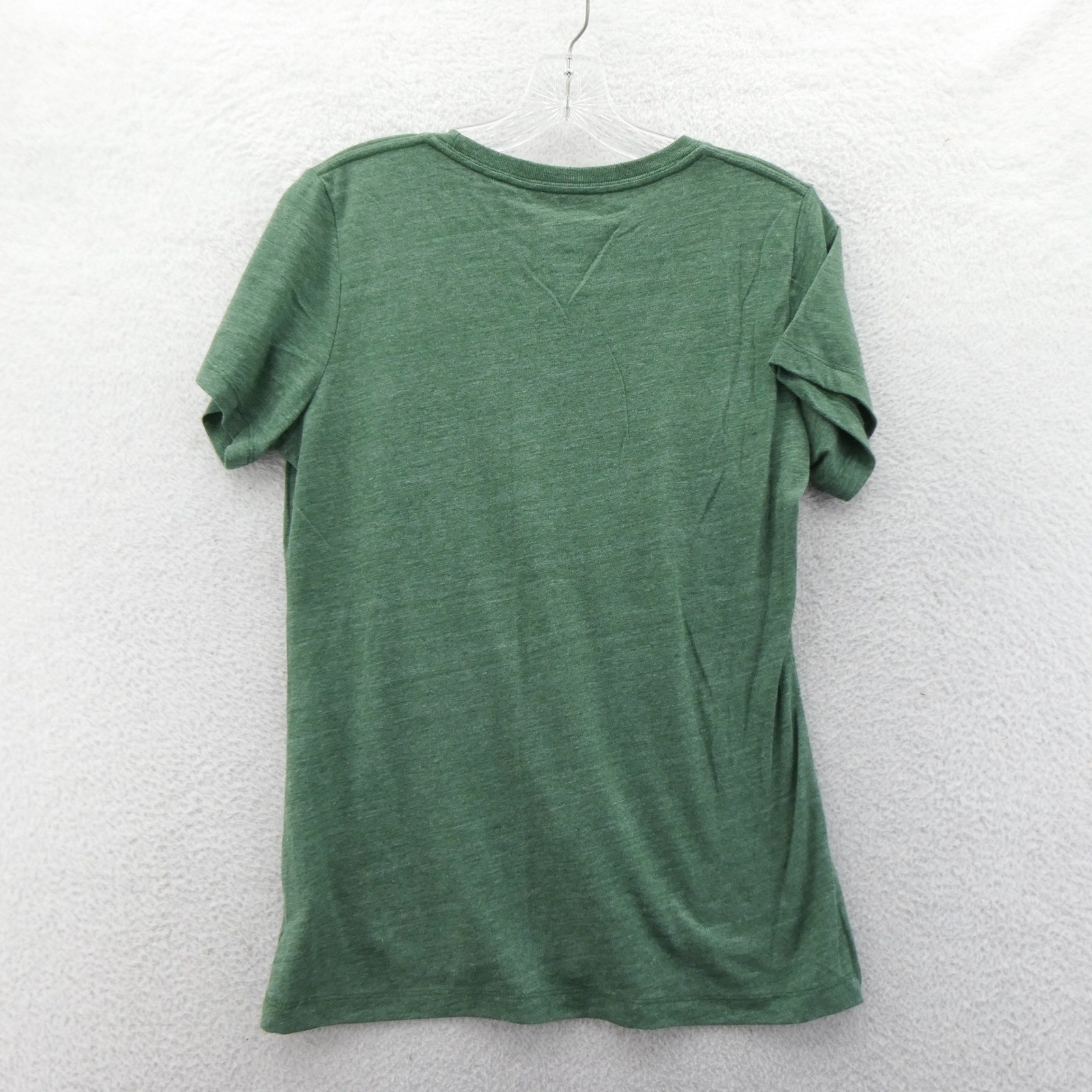 League T-Shirt Womens Medium Breckenridge Green Mountain Graphic Recycled Blend