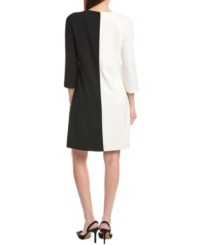 Anne Klein Three Quarter SLV Shift with Keyhole, Size: US 12