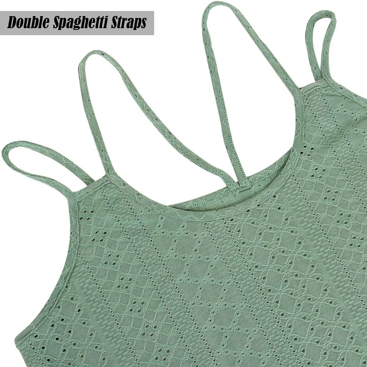Women’s Sleeveless Flowy Tank Top Camisole Summer Beach Holiday Wear Top Loose