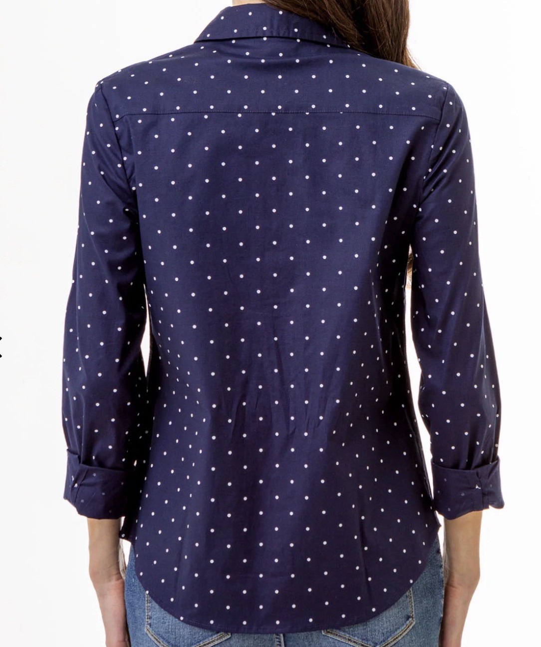 U.S. Polo Assn Long Sleeve Button Down Shirt Womens Small Purple Pink Pony Logo