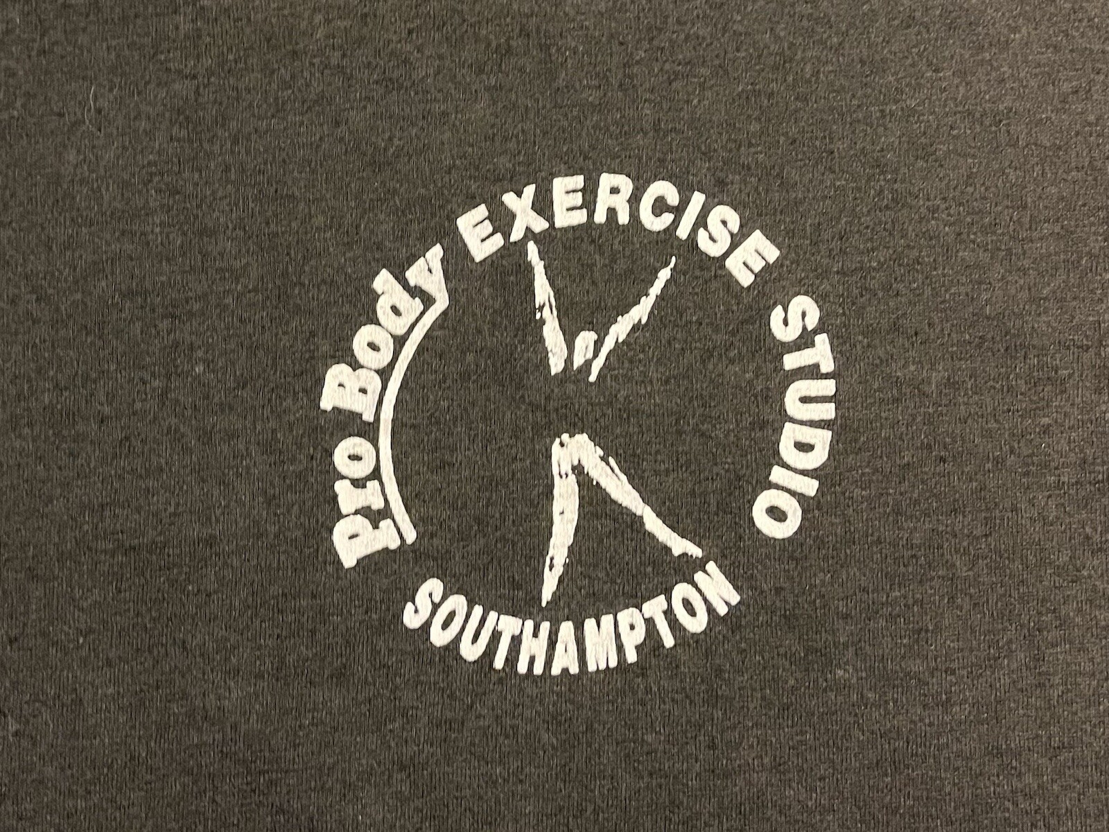 VINTAGE Pro Body Exercise Studio Southhampton Shirt Women’s Large Grey