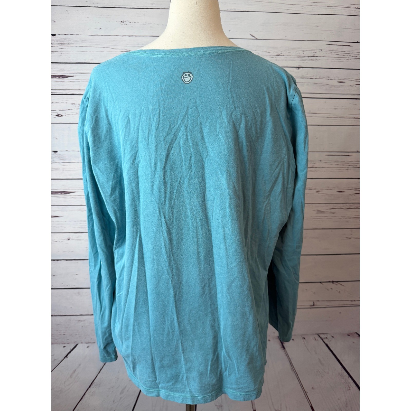 Life is Good Long Sleeve T-Shirt XL Extra Large Happy Trails Hiking Womens HoLeS