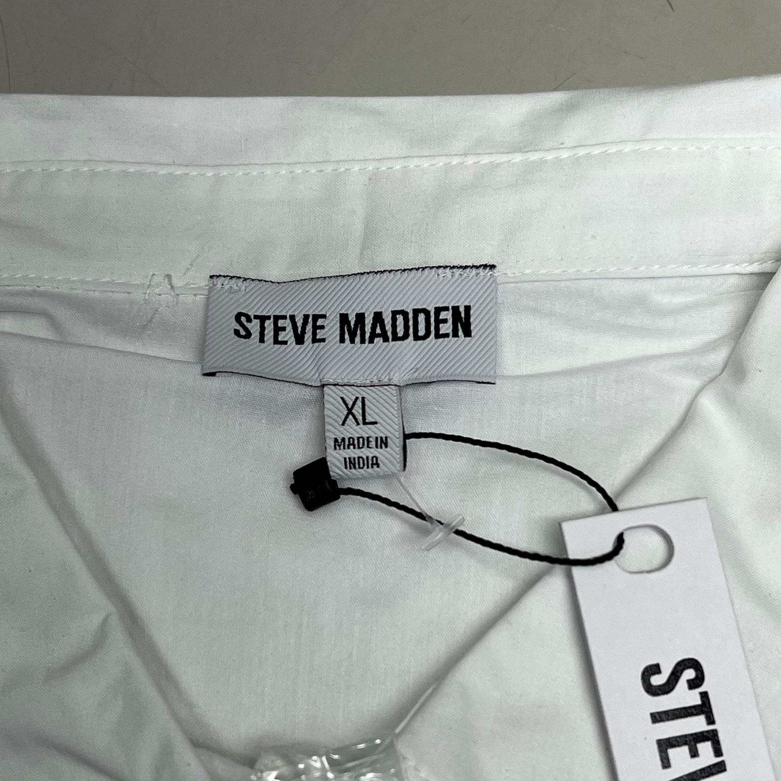 STEVE MADDEN Fit & Flare Shirt Dress Long Sleeve Button Cuff Women’s Sz XL Cloud