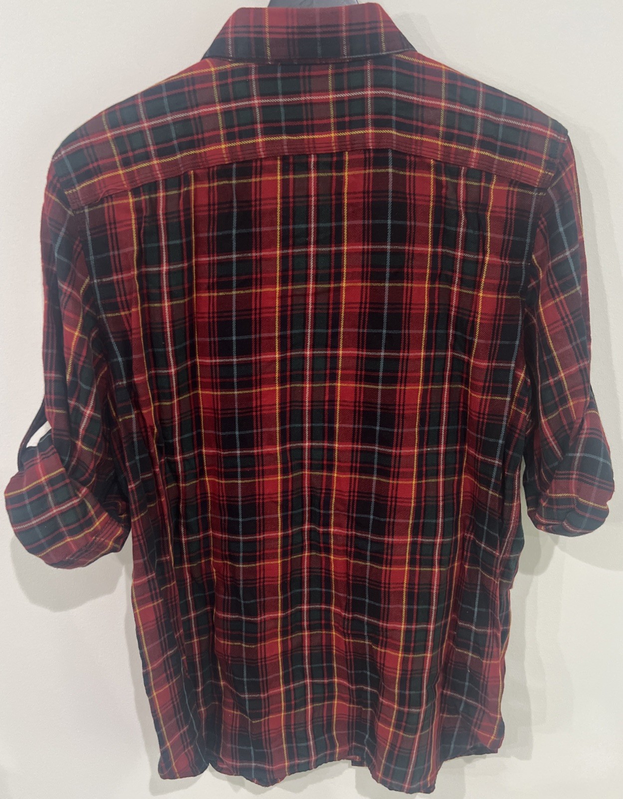 Lauren Ralph Lauren Jeans Co Plaid Button Down Long Sleeve Shirt Size L