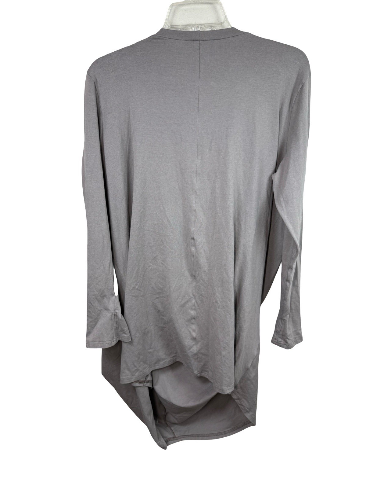 Metamorphoza Gray Avant Garde Asymmetrical Draped Tunic Top Lagenlook Oversized