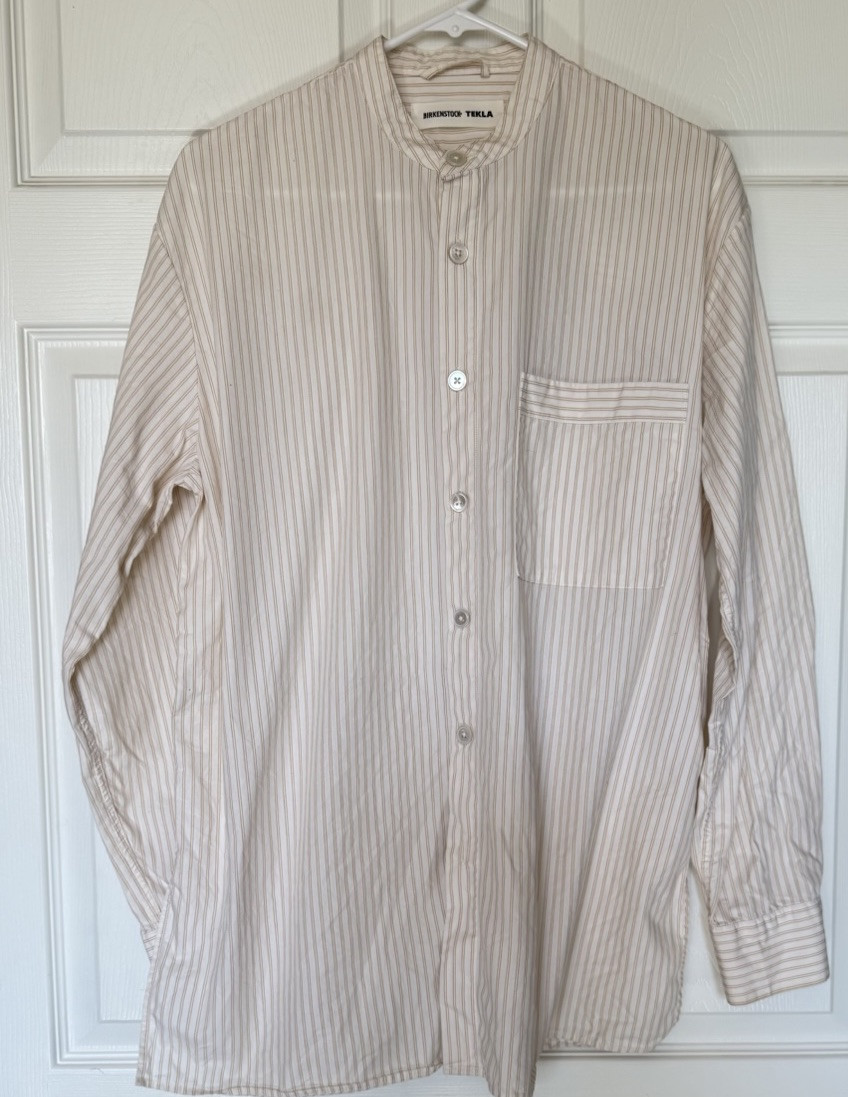 Birkenstock TEKLA Yellow Birkenstock Edition Pyjama Button Down S Oversized