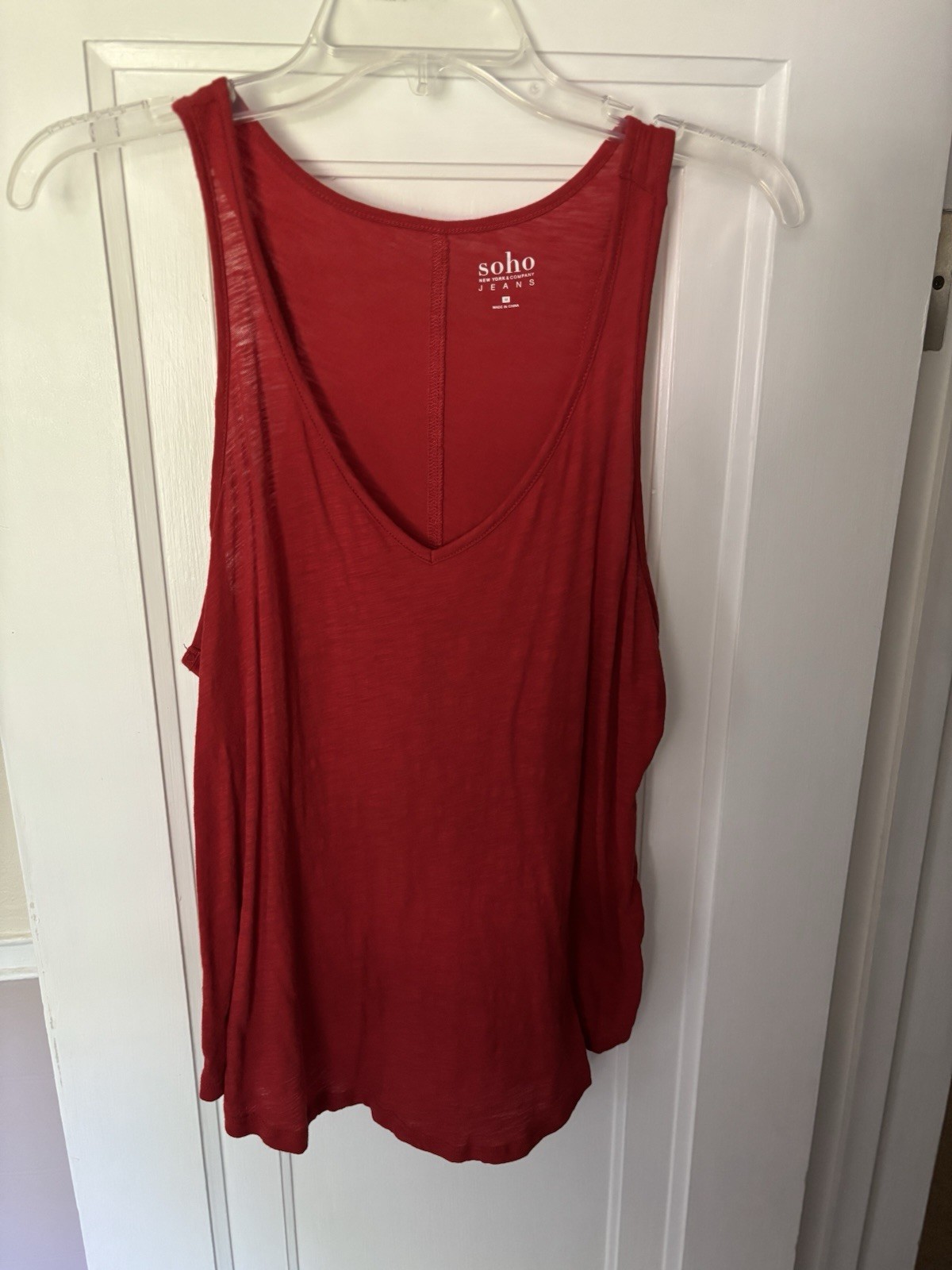 Soho New York & Company Women’s Solid Color Size Medium Tank Top