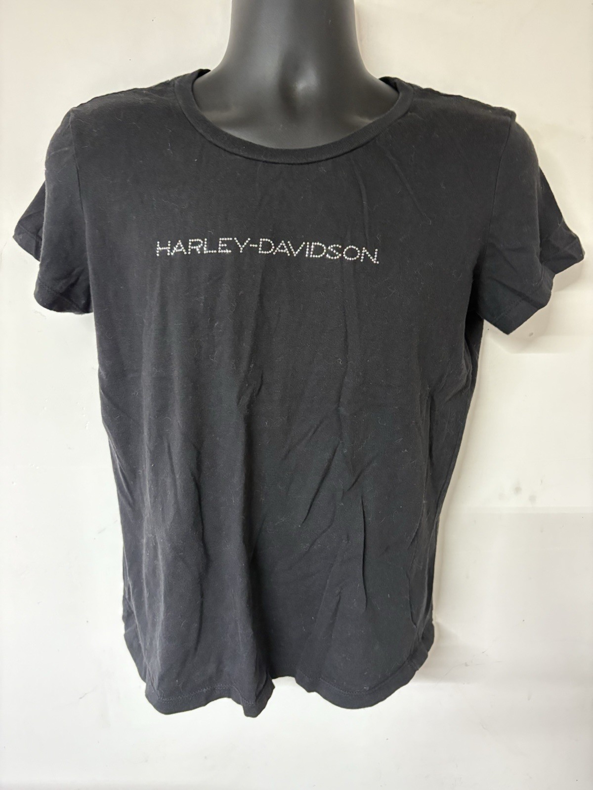 Harley Davidson XL Women’s Black S/S Shirt W/ Bling Renegade Alexandria, LA.