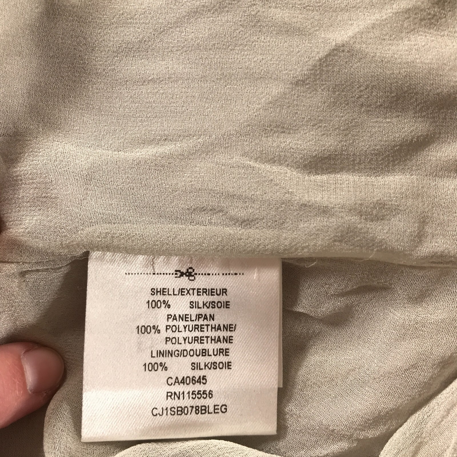 Ports 1961 Womens 6 Small Tank Top Shiny Grey Silver Silk Relaxed Pleated Accent