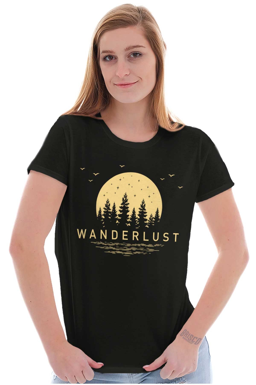 Cool Retro Outdoor Wanderlust Camping Hiking Graphic T Shirts for Women T-Shirts