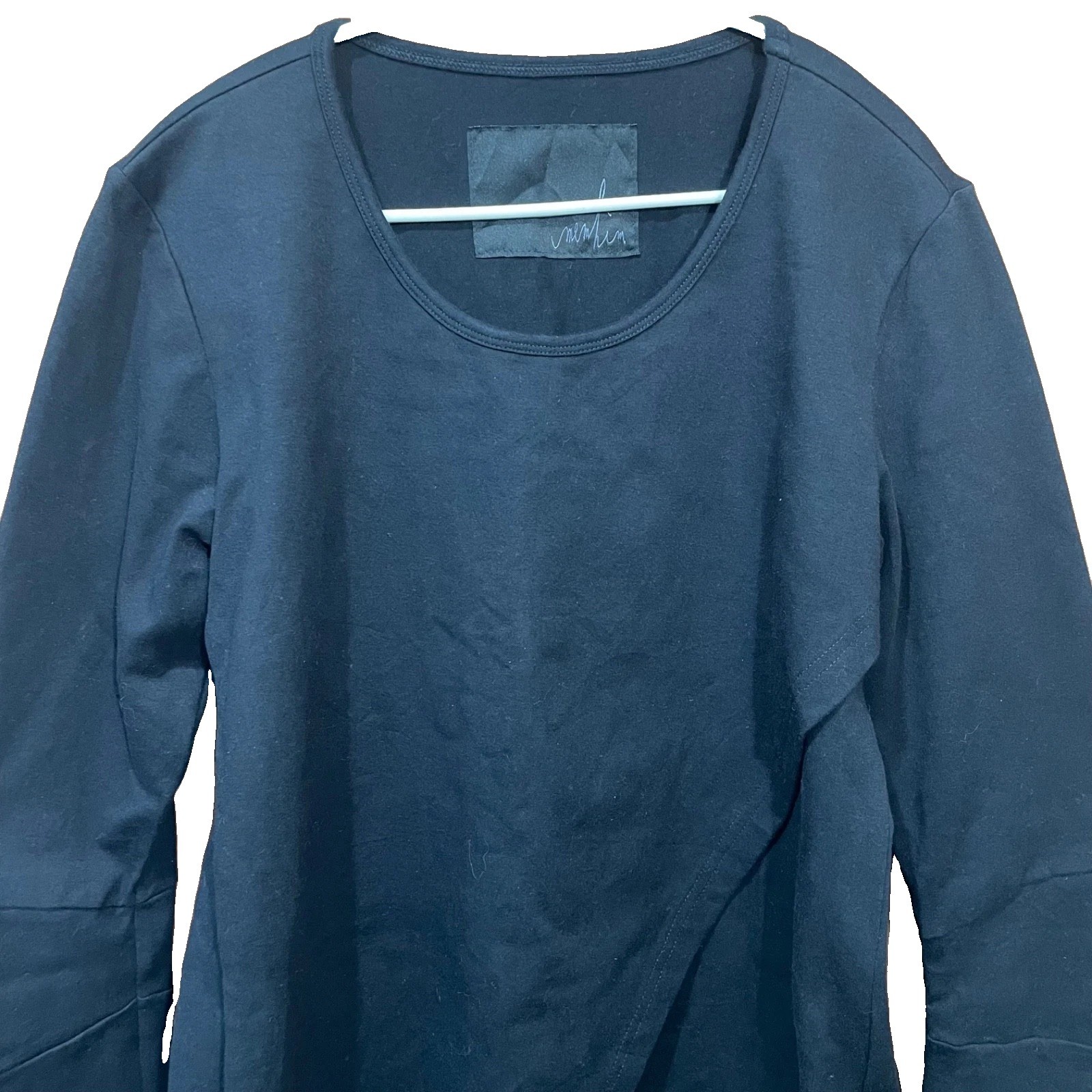 ARCHIVE MEMHIM SS16 Industrial Screw-Stud Raw Leather Darkwear Asymmetric Tee⁠