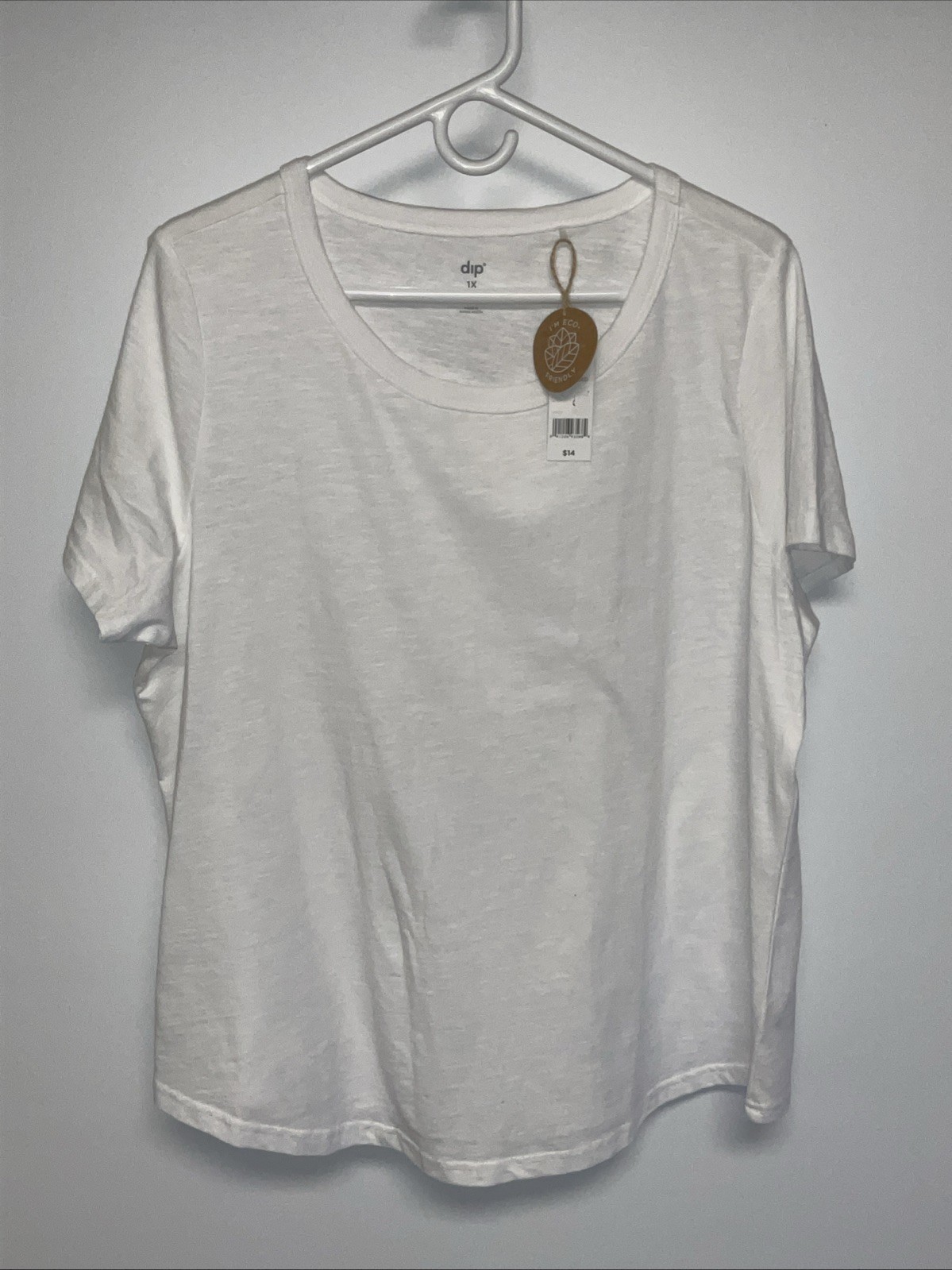 Dip Short Sleeve T-Shirt Women’s 1X White