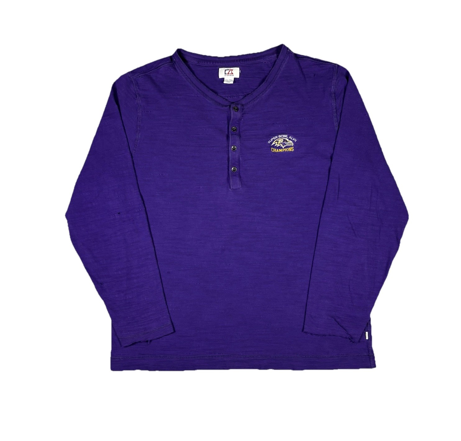 Women’s Cutter and Buck Baltimore Ravens Shirt Long Sleeve size 2XL Y2K