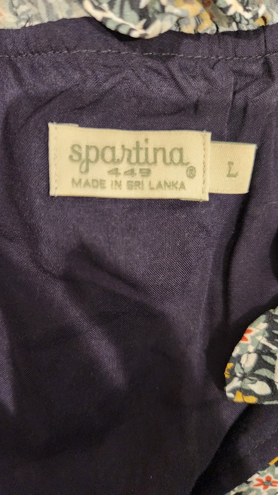 Spartina 449 Size Large Aisley Jones Hundred Paisley Ladies Blouse Lined