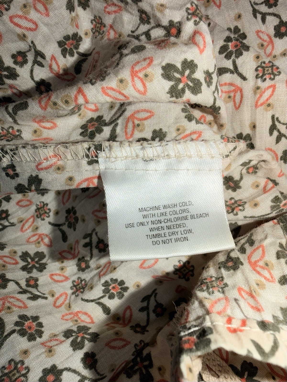 Route 66 Womens XL Floral Peasant Blouse Cottagecore Pintuck Crochet ShortSleeve