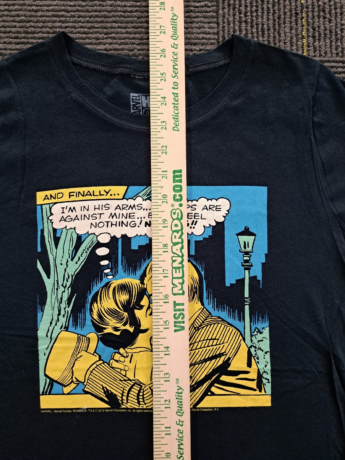 Romance Comic Women / Girl NEW Shirt Size Large Marvel Funny Vintage Retro Rare