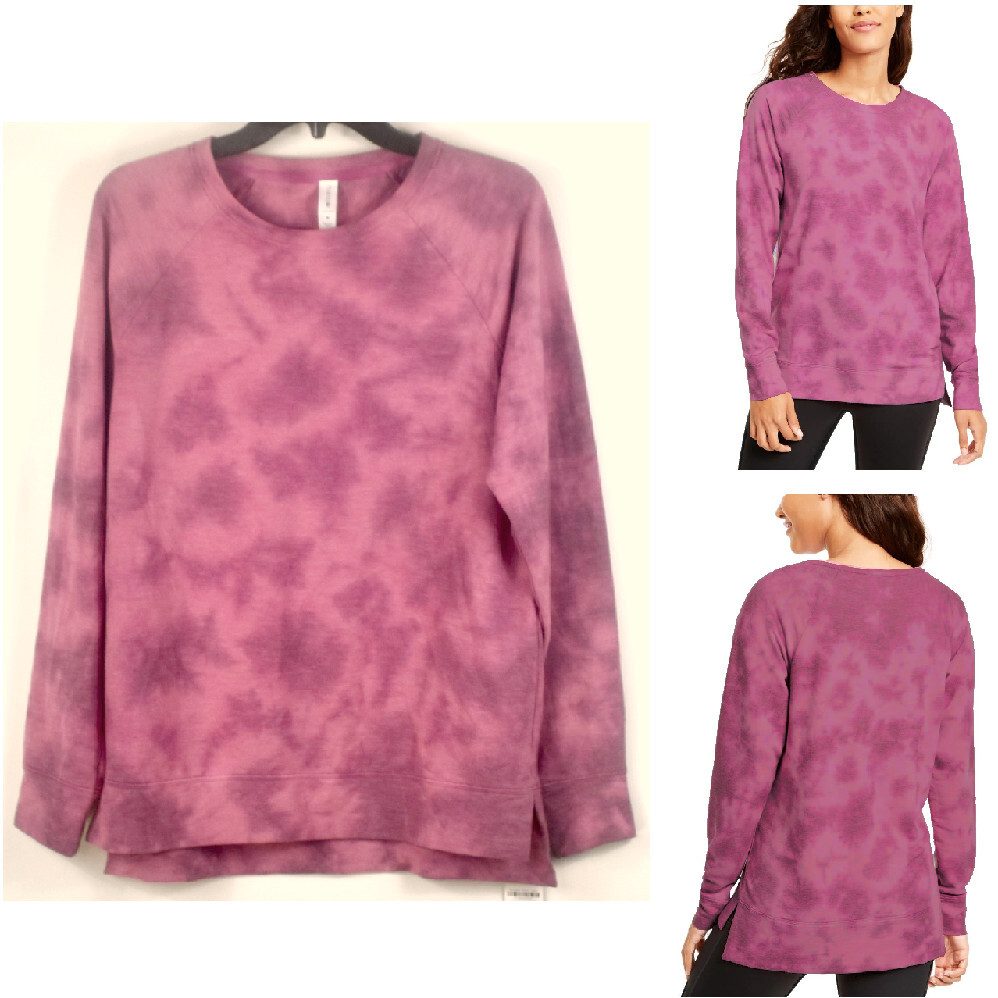 Ideology High Low Hem Sweatshirt Malaga Pink Choose Size Size New