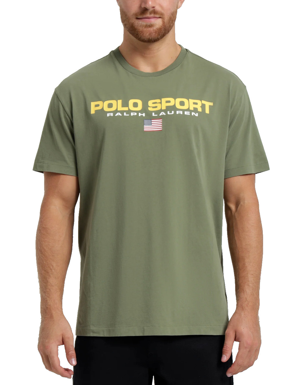 POLO RALPH LAUREN FLAG LOGO TEE T-Shirt Tee Classic Fit Pure Cotton Top Bnwt M